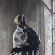 A'AMDIS SMOKEY CHARCOAL KIMONO