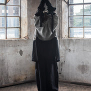 A'AMDIS SMOKEY CHARCOAL KIMONO