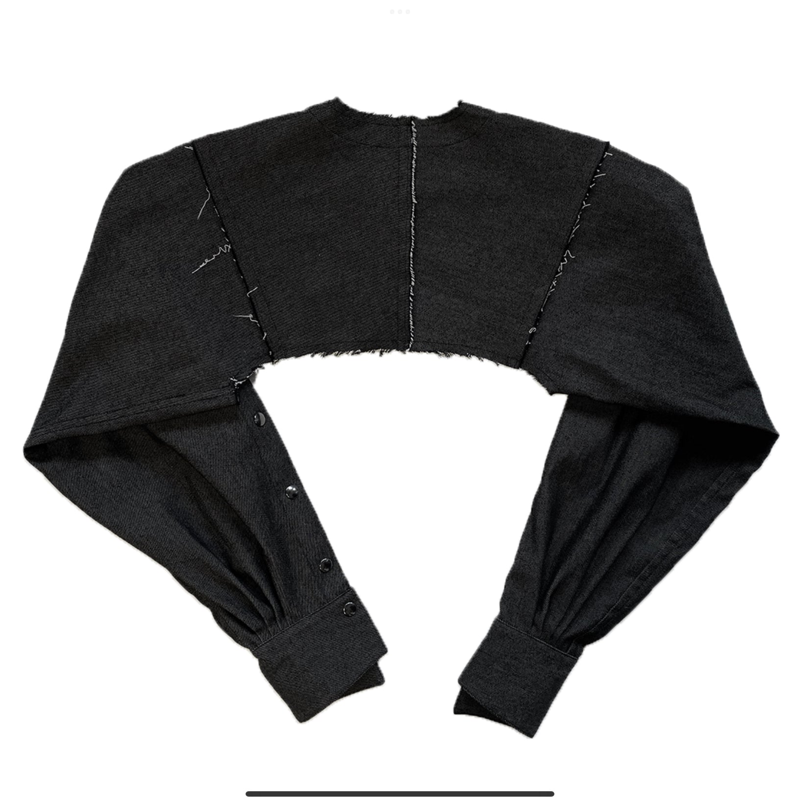 M'DENIM LONG SLEEVE TOP