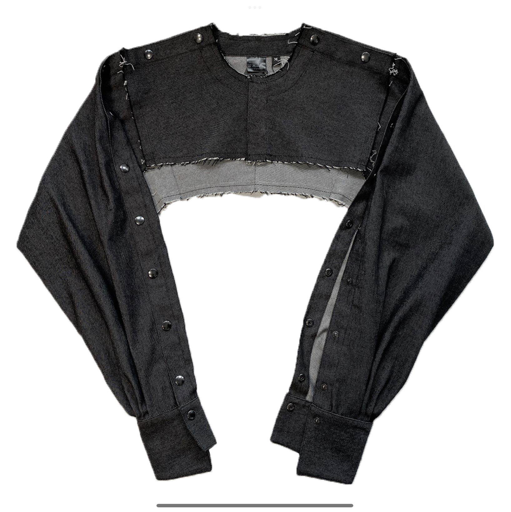 M'DENIM LONG SLEEVE TOP