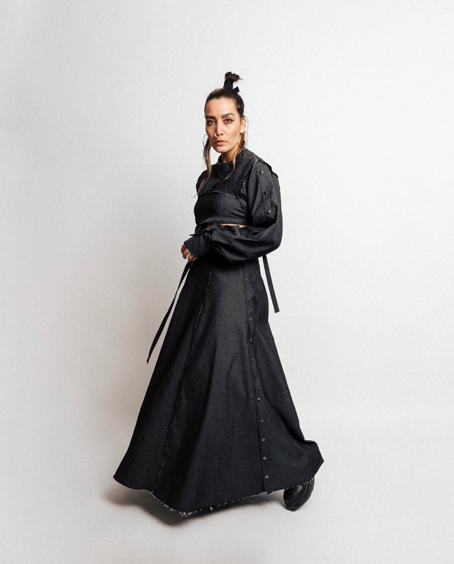 M' DENIM SKIRT