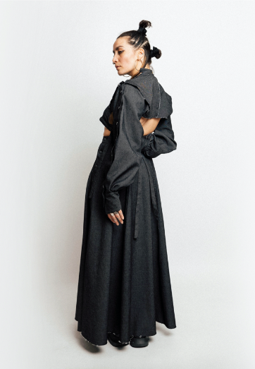 M' DENIM SKIRT